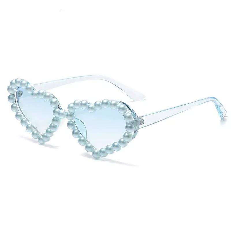Pearl Sunglasses Women Heart Shaped Luxury Diamond Candy Color Punk Sun Glasses Ladies Lunette De Soleil Femme Eyewear gafas Pearl Sunglasses Women Heart Shaped Luxury Diamond Candy Color Punk Sun Glasses Ladies Lunette De Soleil Femme Eyewear gafas