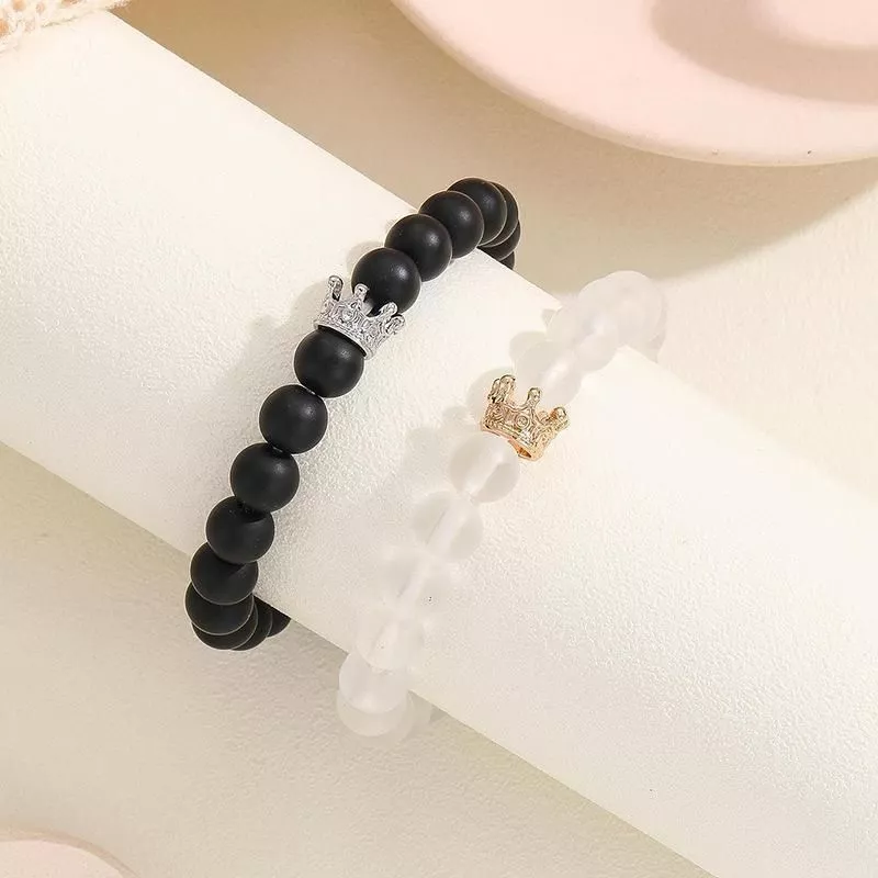 Magnetic Heart Couple Bracelets Set Magnetic Heart Couple Bracelets Set